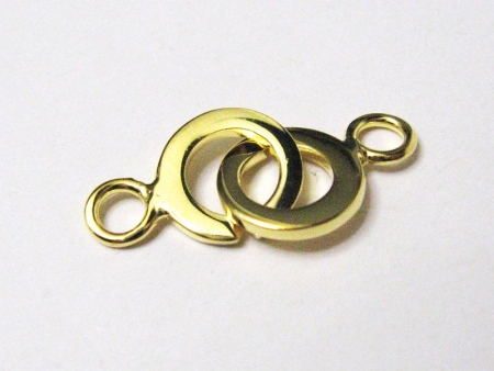 Ring-Ring Kettenverschluss 925 Silber.